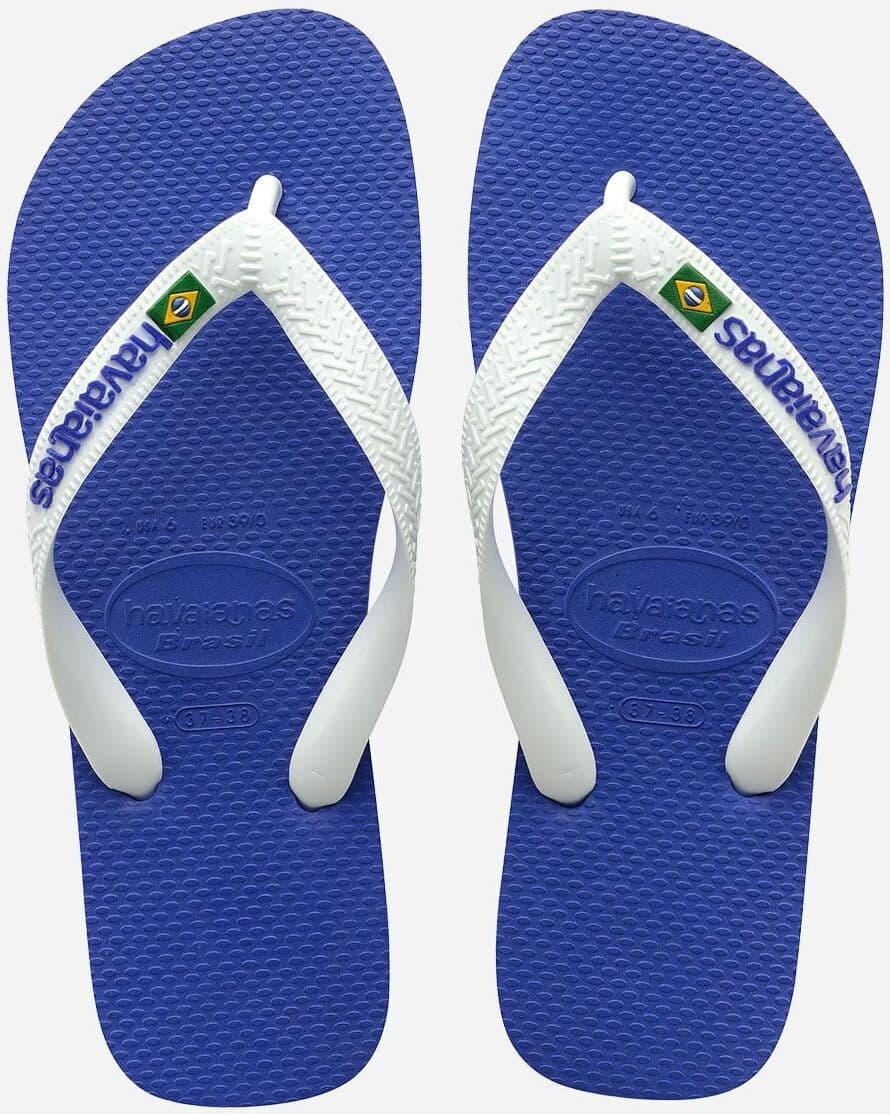 Havaianas Brasil Logo M - Infradito - Uomo - Blu 39-40