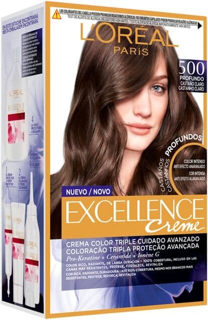 L'Oreal Paris Excellence Brunette Tinta #500-True Light Brown