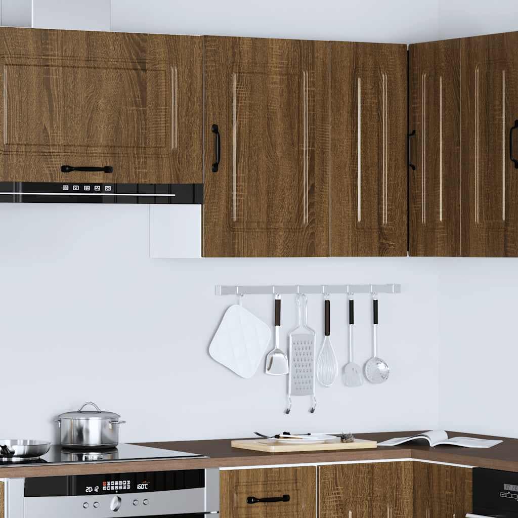 vidaXL Armoire murale de cuisine Kalmar chêne marron bois d'ingénierie