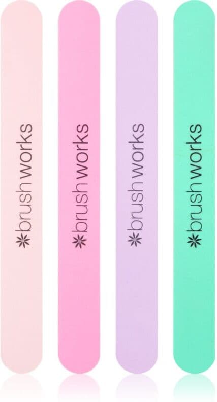 Brushworks Nail Files Pastel kit de limes à ongles ongles