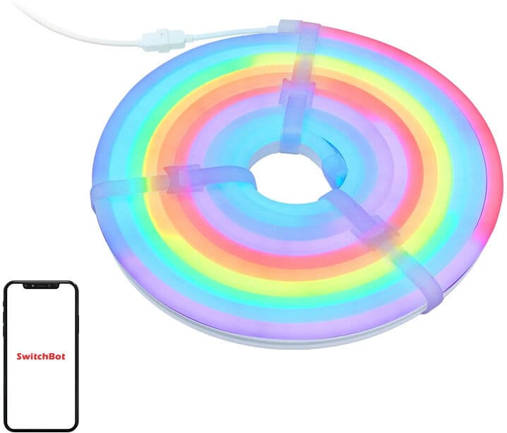 Switchbot Neon Rope Light 5 M Rgbic 108 Led/m Matter