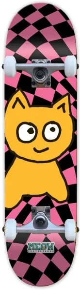 Meow Skateboards Kinder Skateboard Meow Soft Top (6.5" - Pink)
