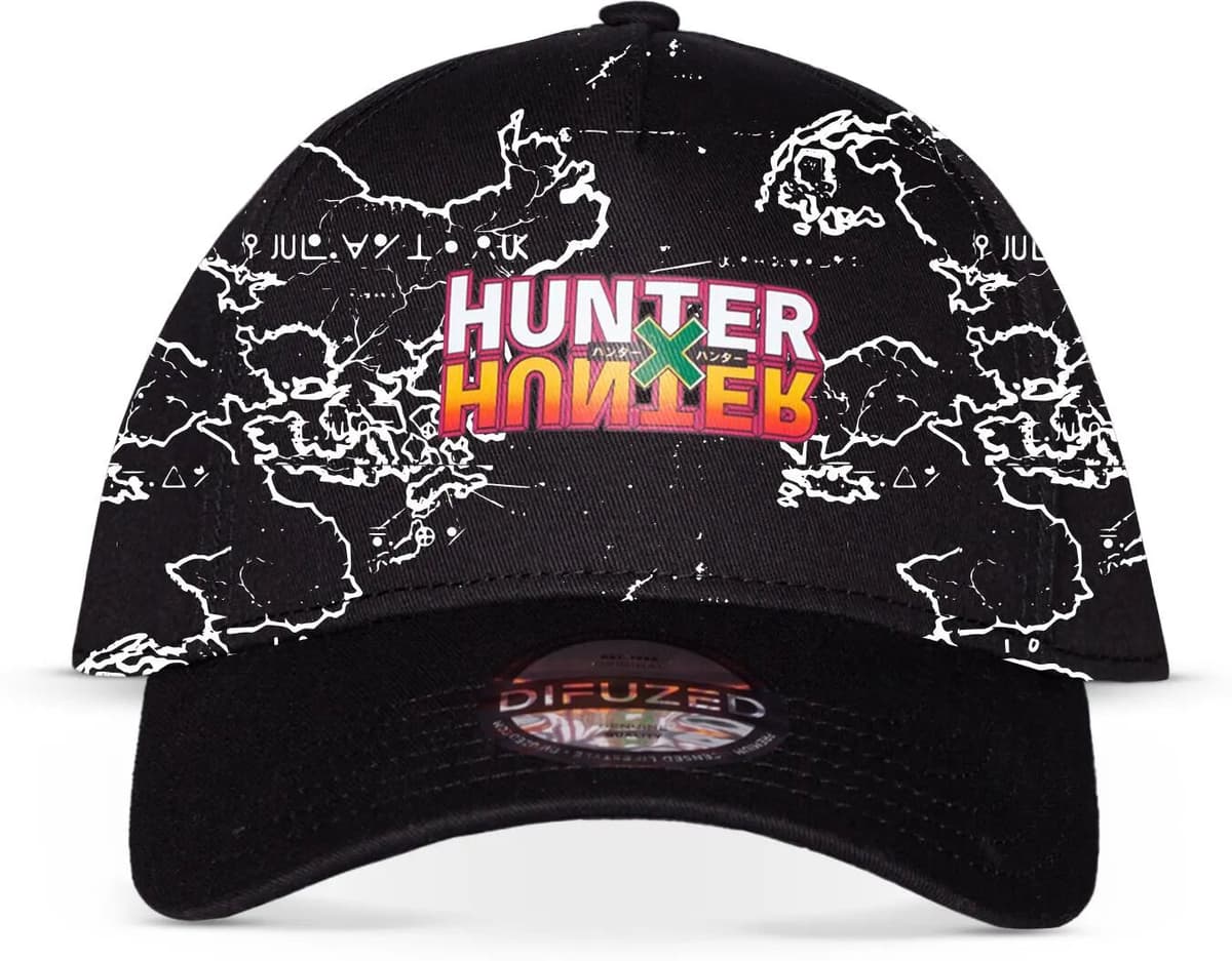 Difuzed Hunter x Hunter Snapback Cap-Map AOP (Diversen) Nieuw