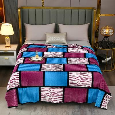 Shop Station Luxury Fleece Blanket For Bed & Sofa Soft Flannel Blanket Warm Cozy Throw For All Seasons d 39.37 59.06 In
