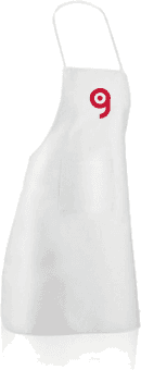 Grembiule Chef 100% Cotone– Tasca Laterale, 60x90 cm Personalizzate o neutre