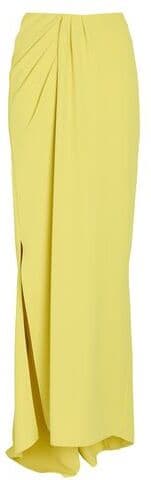 Elisabetta Franchi Falda larga Mujer Verde lima 34,36,38,40,42,44 Mujer