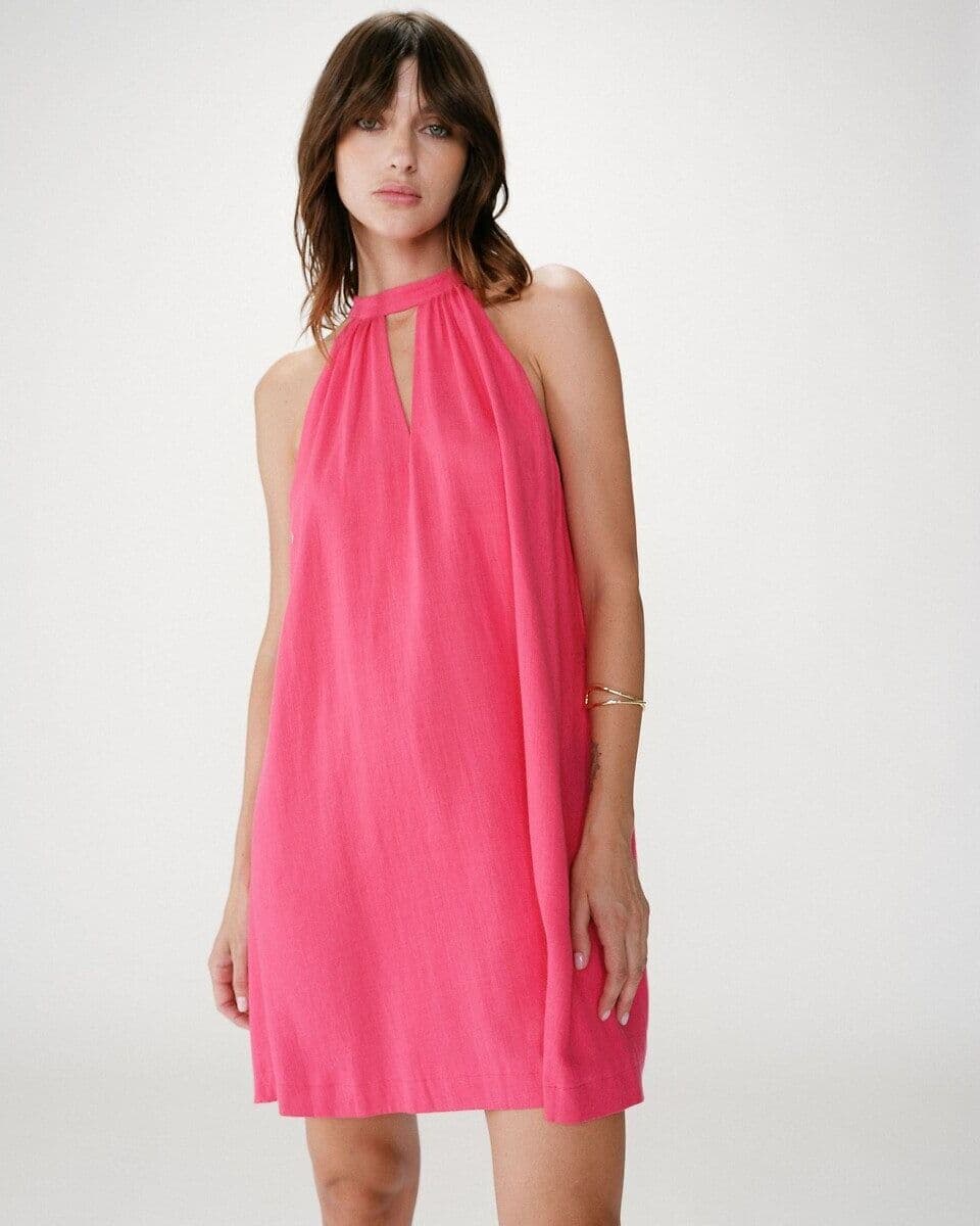 GRACE & MILA Robe patineuse, courte, sans manches