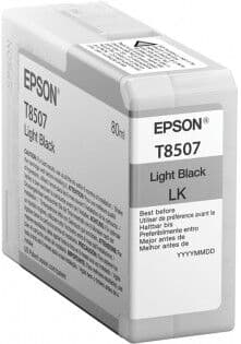 Epson T850700 - Bläckpatron, Ljus Svart