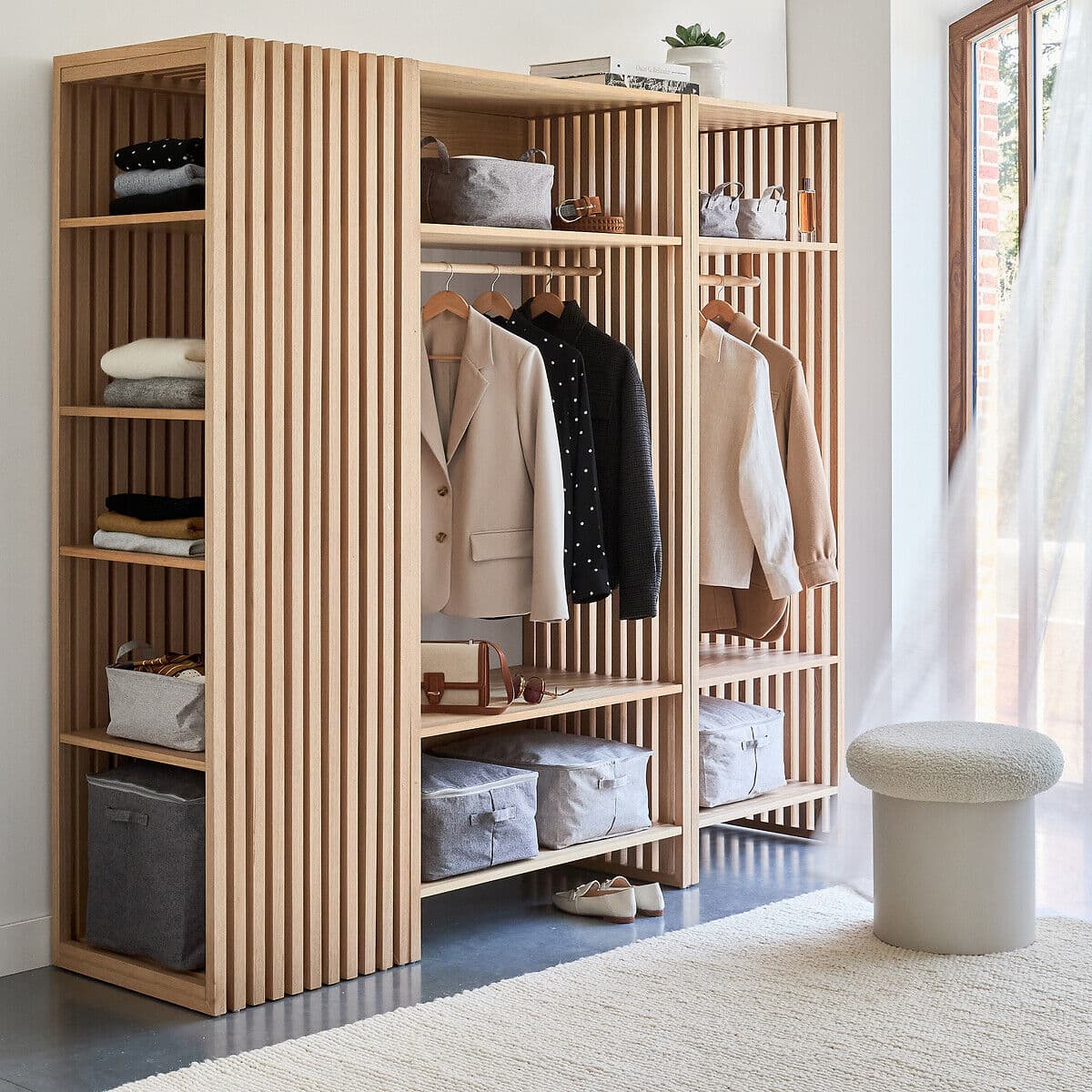 LA REDOUTE INTERIEURS Module de dressing penderie + 3 étagères, Theonie