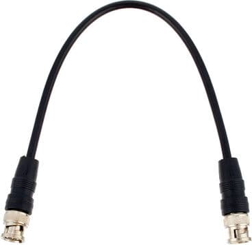 pro snake BNC Cable 50 Ohm 0.25m Schwarz