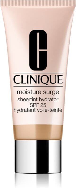 Clinique Moisture Surge™ Sheertint Hydrator SPF 25 τονωτική κρέμα ενυδάτωσης με χρώμα SPF 25 απόχρωση Universal Very Light 40 ml