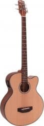 Dimavery AB-455 Acoustic Bass, 5-string, nature strenget akustisk natur snor