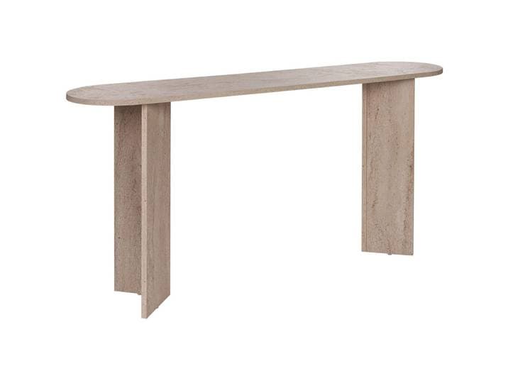Konsole Georis Braun/beige marmoriert Holzwerkstoff B 150 H 75 cm - Konsole