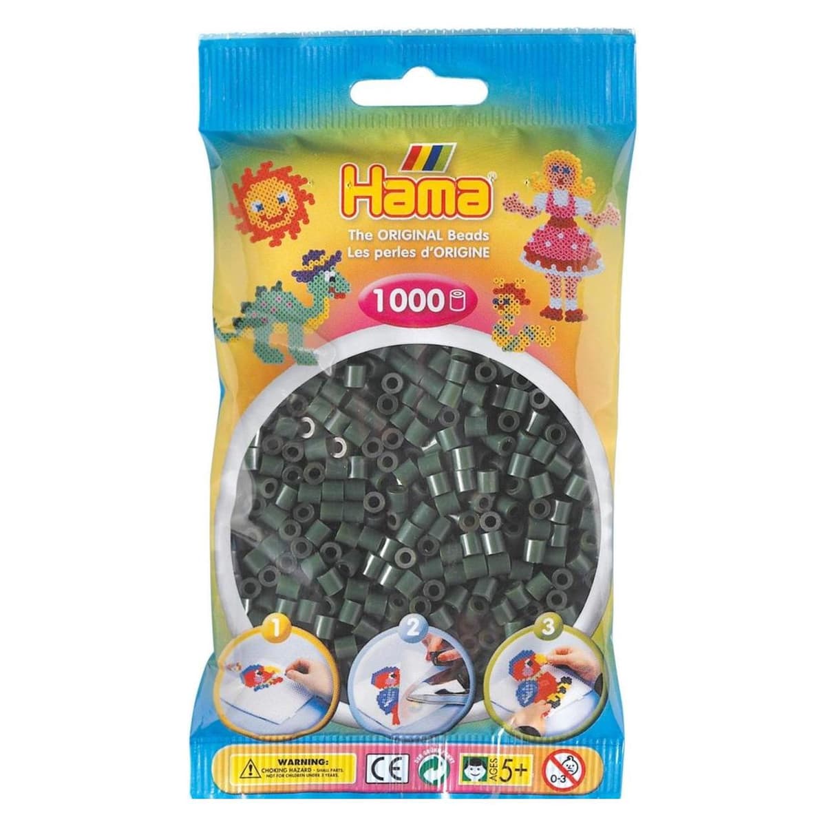 Hama Perlen Bügelservice Hama Perlen-dunkel grün (028) (207-28)