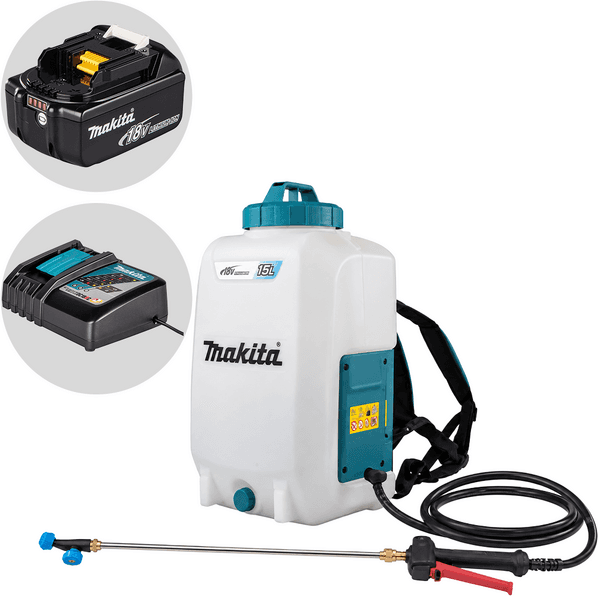 Makita DUS158Z - Pompa irroratrice a zaino a batteria 18V - 6Ah