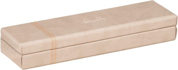 Rhodiarama pencil box 21x5,5x3cm Beige