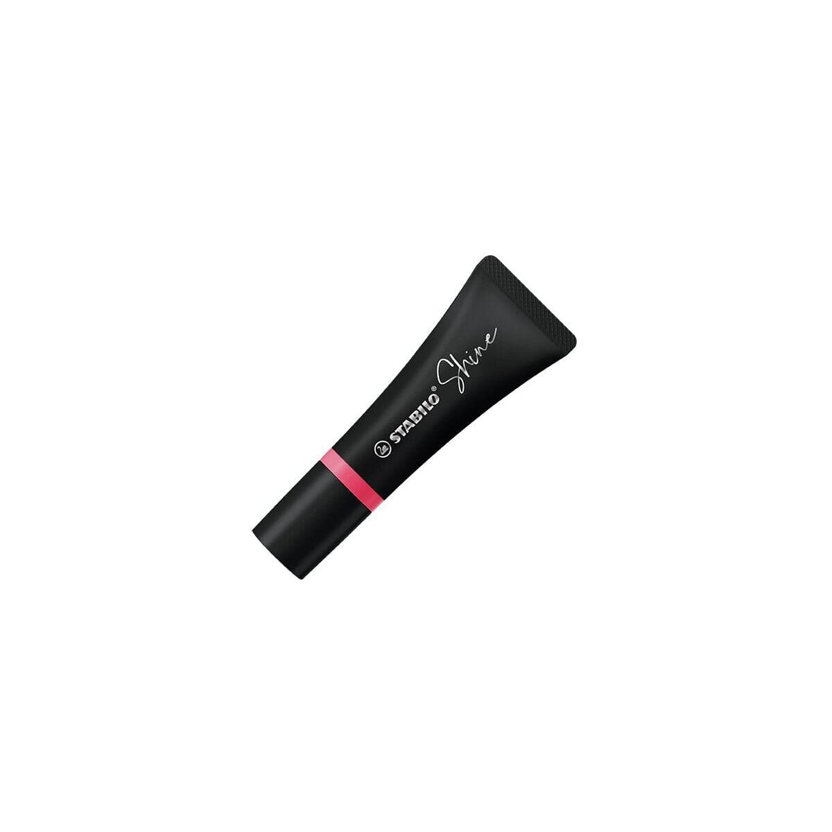 Textmarker im Tubendesign - STABILO Shine - Einzelstift - pink