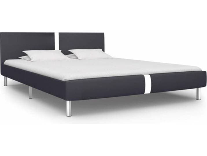 vidaXL - Bedframe - kunstleer - zwart - 120x200 - cm