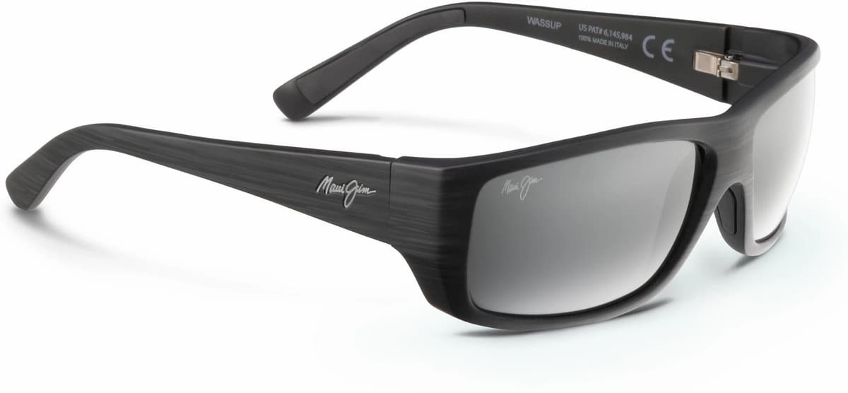 Óculos de sol Maui Jim WASSUP 123 Preto Tamanho: 60X17   Preto