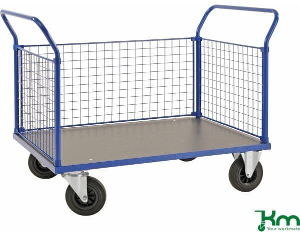 Kongamek Flexi 230, 3 Gittersider, 100x70x102, Blålak. Stål