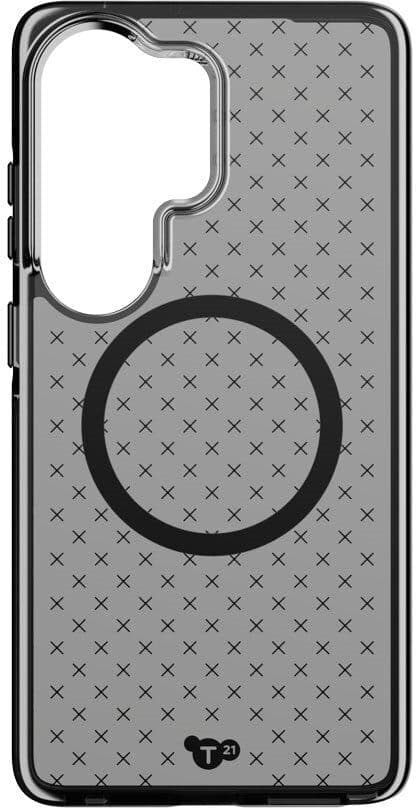 Samsung Galaxy S26 Ultra Tech21 EVO Check Bagside Cover - MagSafe Kompatibel - Sort