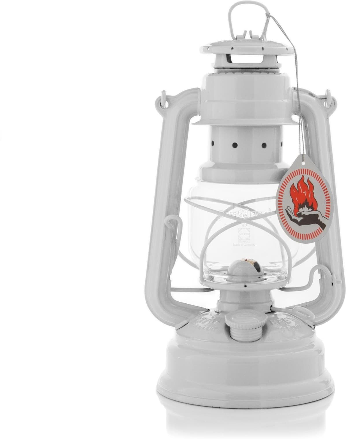 Laterne FEUERHAND "Special 276", weiss (weiß), MobilleuchtenB:15cm H:26,5cm, Laterne, B:15cm H:26,5cm weiß Einheitsgröße