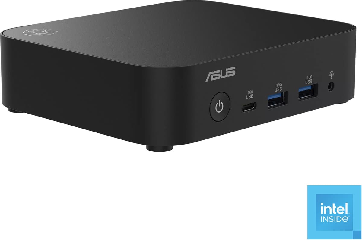 CSL PC "ASUS NUC14 N355", schwarz, Microsoft Windows 11 Home (64 Bit), Onboard Graphics, 8 GB RAM 4.000 GB SSD, Desktop-PCs, PC