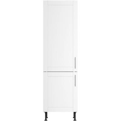 Hochschrank OPTIFIT "Ahus", braun (weiß matt, wildeiche nachbildung), B:60cm H:211,8cm T:58,4cm, Schränke, Hochschrank Seitenschrank, Breite 60 cm