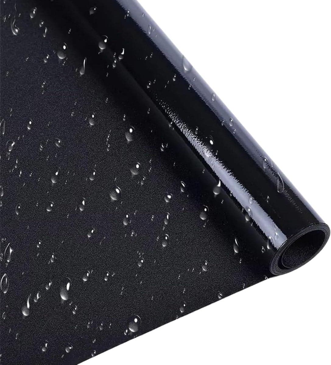 Verduisterende Raamfolie Zwart - Matte Privacy Folie - Statisch Zonder Lijm - 40 x 100 cm