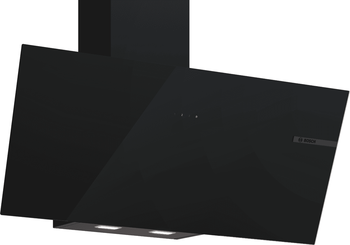 Bosch Kopffreihaube "DWK95DF61", Energieeffizienz: B, schwarz, B:89cm H:30,9cm T:39,9cm, Dunstabzugshauben, Kopffreihaube
