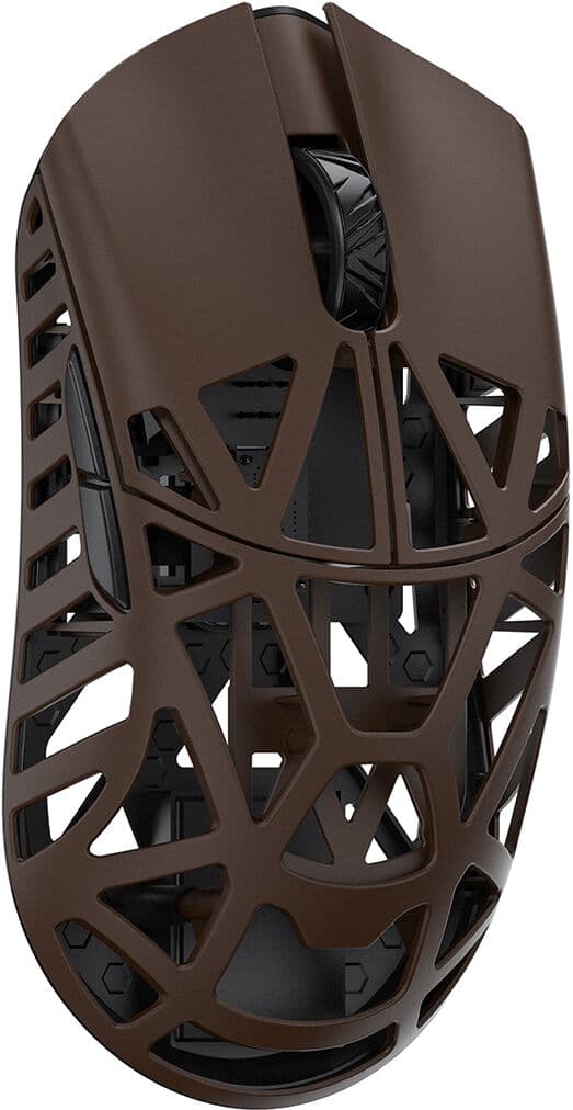 Wlmouse Beast X Pro - Deep Cocoa [Omron Opticals] - Side Slits