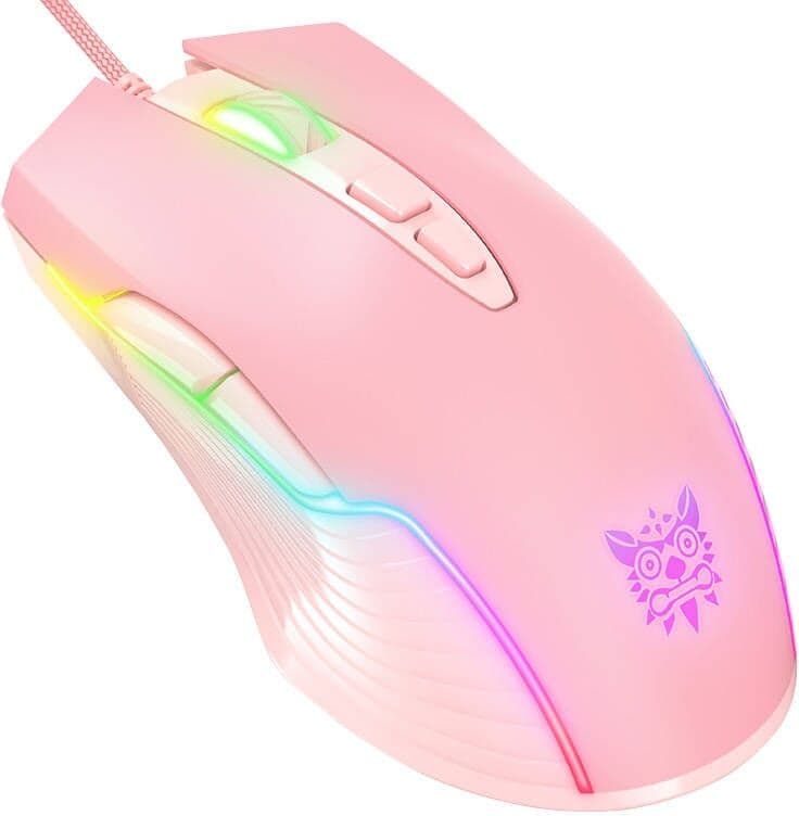 Ratón Gaming 6400 DPI CW905 (Rosa) - ONIKUMA