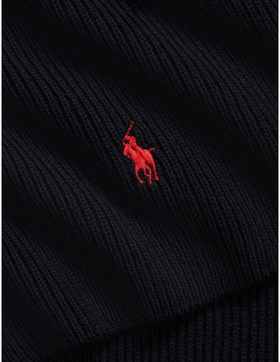 POLO RALPH LAUREN Coffret cadeau bonnet et écharpe en laine mérinos