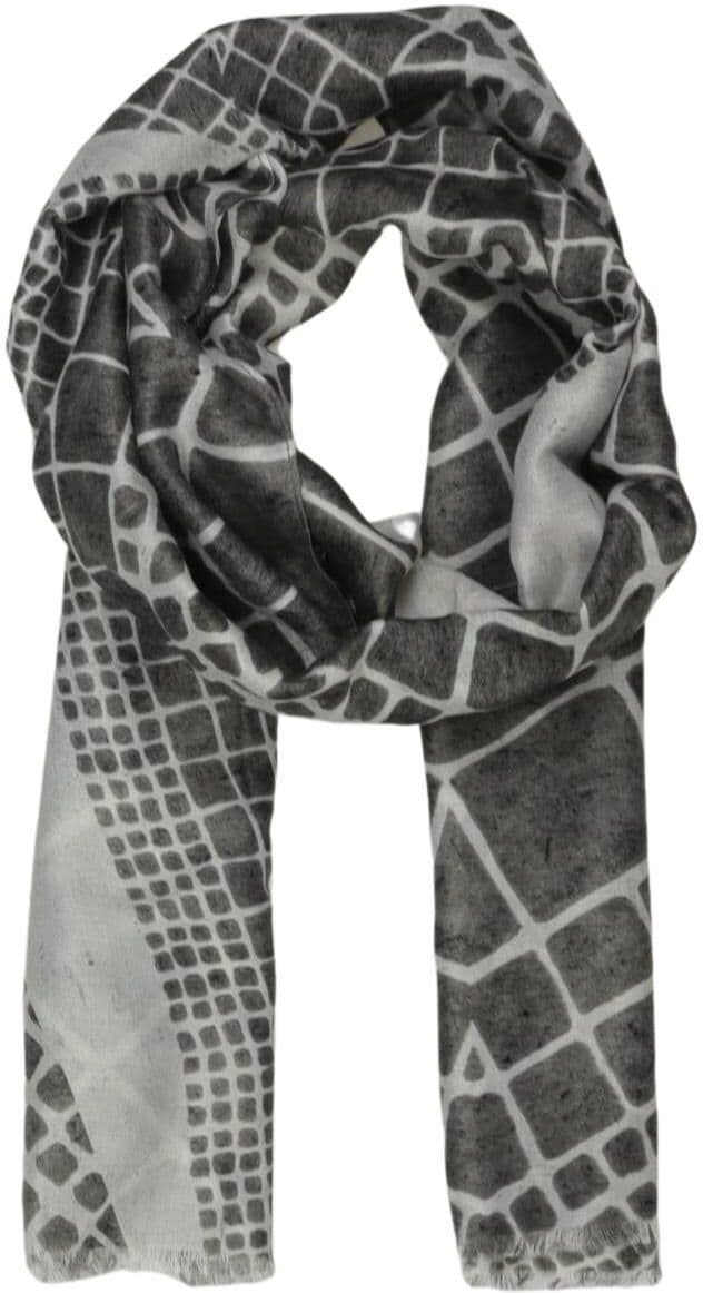 Zwillingsherz Damen Schal oder Tuch, Grau, Synthetik - Second Hand