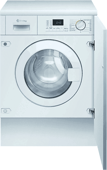 Lavadora secadora integrable - Balay 3TW773B, 7 kg/4 kg, 1200 rpm, Inicio diferido, Display Led, Blanco