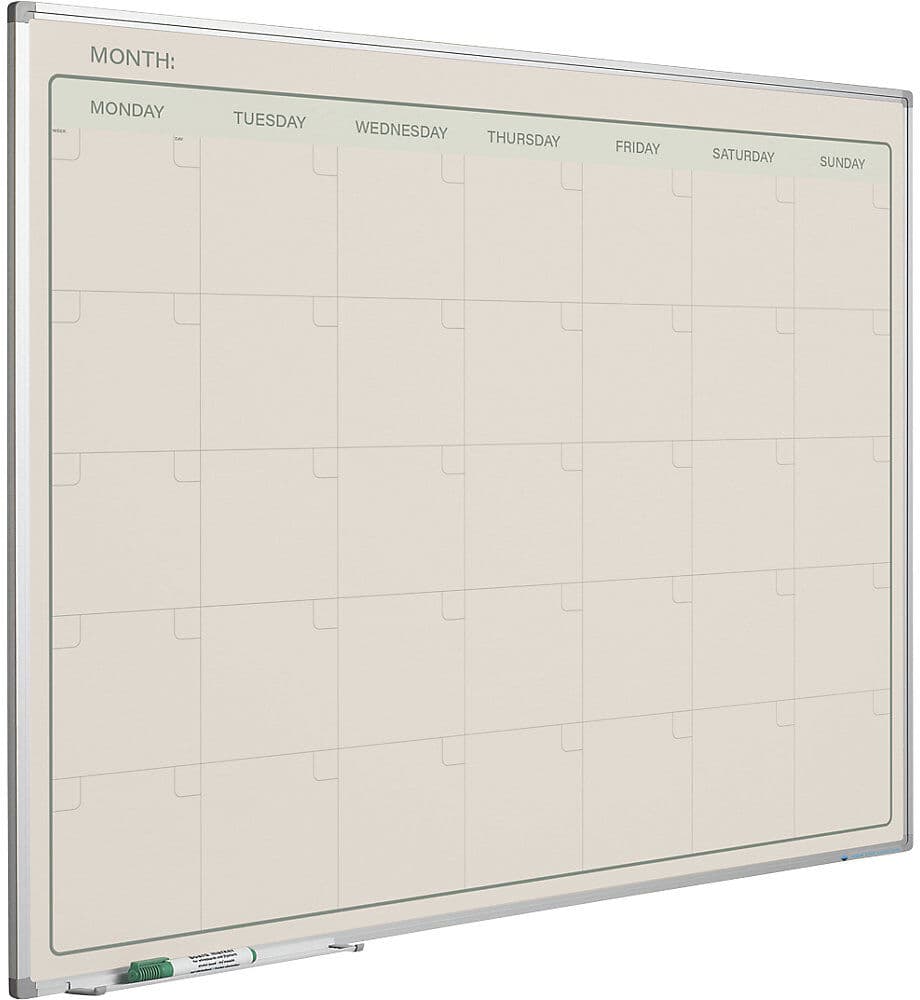 Monatsplaner Elegance, englisch, BxH 1200 x 880 mm SMIT VISUAL