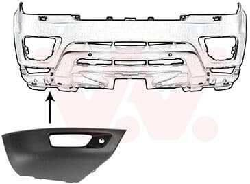 Van Wezel Spoiler 0256502 Vorne Rechts Für Land Rover