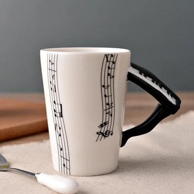 Uplift Essentials Novelty Music Note Ceramic Coffee Mugs style 12