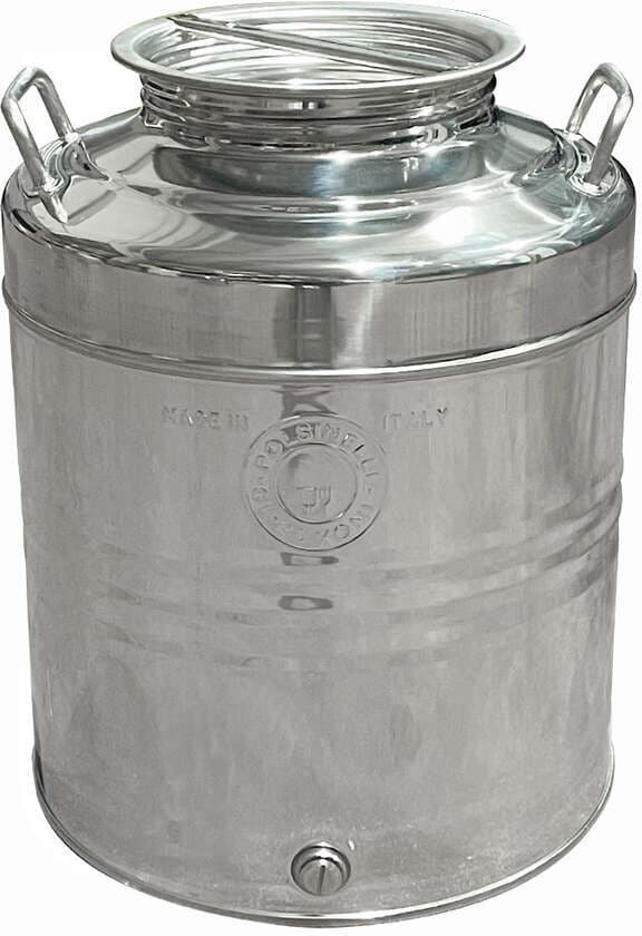 Polsinelli Fusto Inox Fondo Graffato 30 L