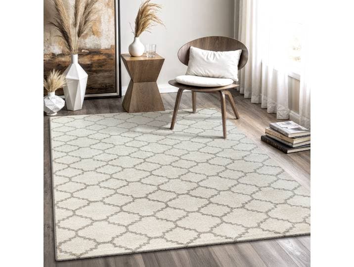 Teppich SANAT Boho 8202 , auch als Läufer und in Rund , creme, B:200cm H:10mm L:290cm, Kunstfaser, Teppiche, Teppich, Kurzflor, robust, Boho, Scandic, für Fussbodenheizung geeignet