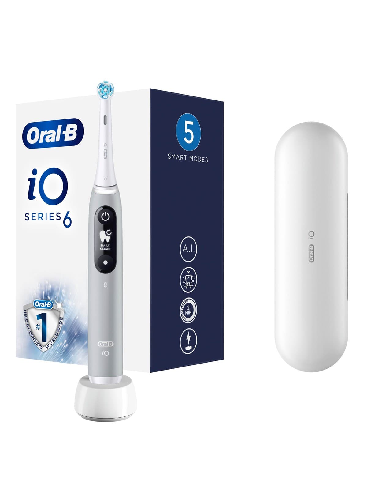 Oral-B Elektrische Zahnbürste iO6 Grey Opal