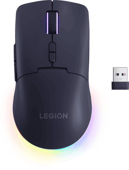 Ratón gaming - Lenovo Legion M220, Inalámbrico, 5000 dpi, Púrpura