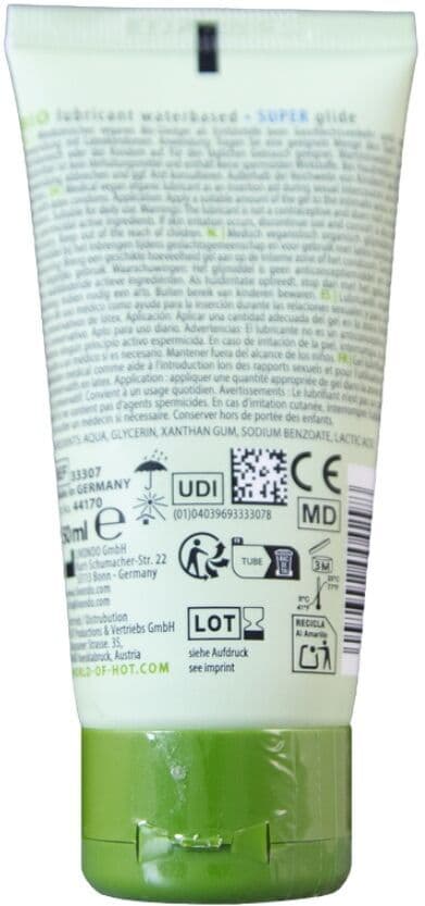 Lubrificante Intimo Bio Base Acqua HOT Superglide — 50 ml