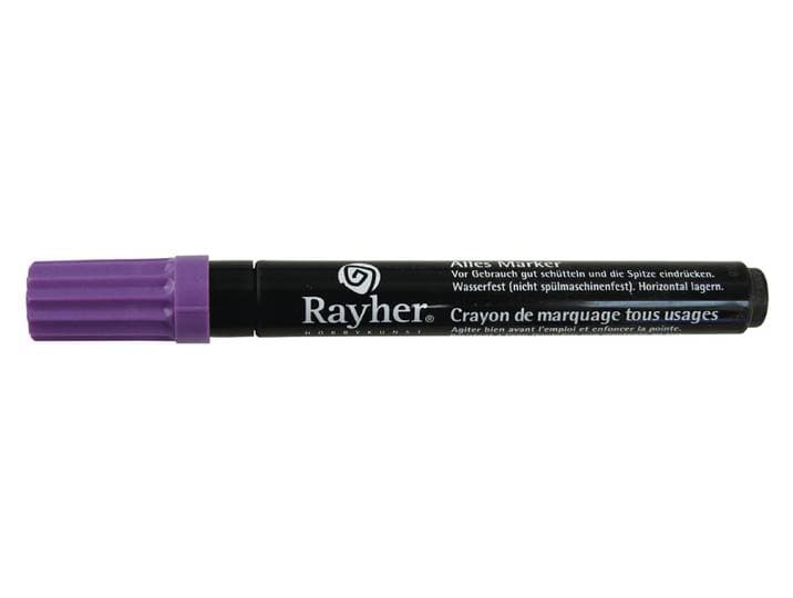 Rayher Alles-Marker mit Ventil Rundspitze 2-4 mm Violett