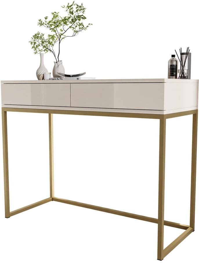 Fairmont Park Console Table BLANCO GLAMOUR Gold