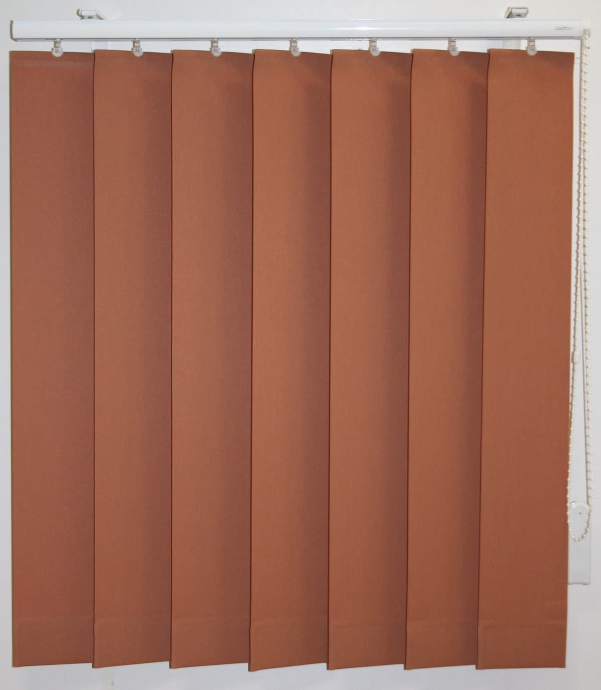 Lamellenvorhang SUNLINES "Montana", orange (terra), B:110cm H:210cm, Jalousien, Lamellenvorhang, Wunschmass terra 210cm, 110cm