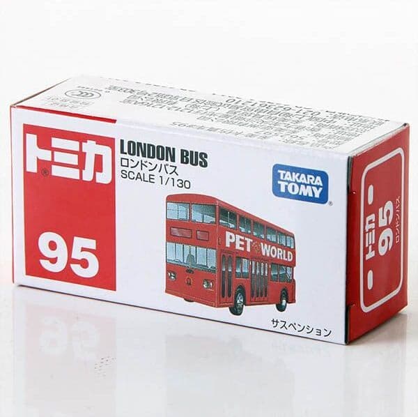 TOMY TOMICA No.95 London Bus - Die-Cast Vehicle - Toy Cars for Kids