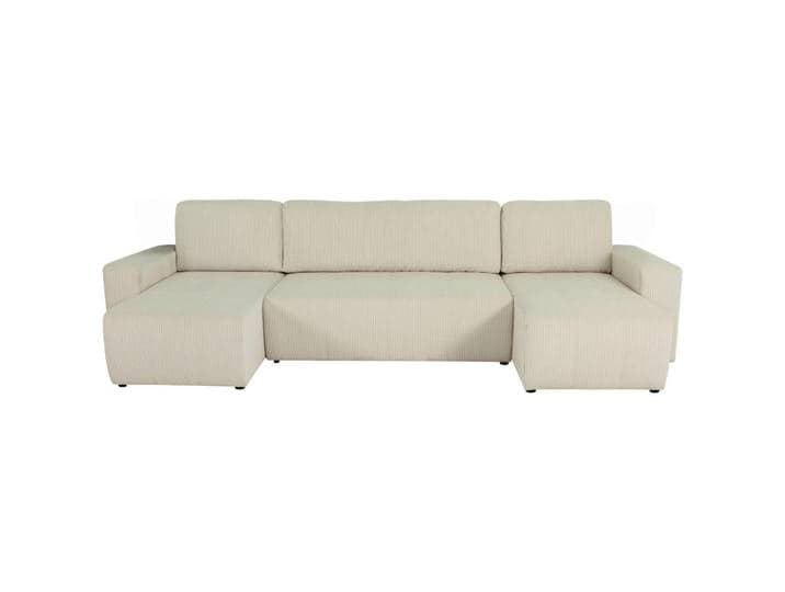 Xora Wohnlandschaft, Creme, Füllung: Schaumstoffflocken, U-Form, 317x146 cm, Wohnzimmer, Sofas & Couches, Wohnlandschaften, Wohnlandschaft U-Form