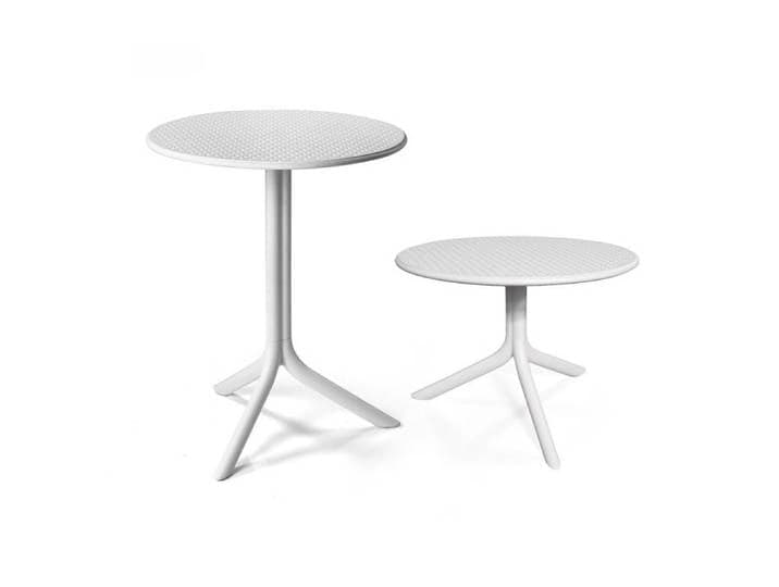 NARDI table ronde pour l'extérieur STEP (Blanc - Polypropylène PRV)