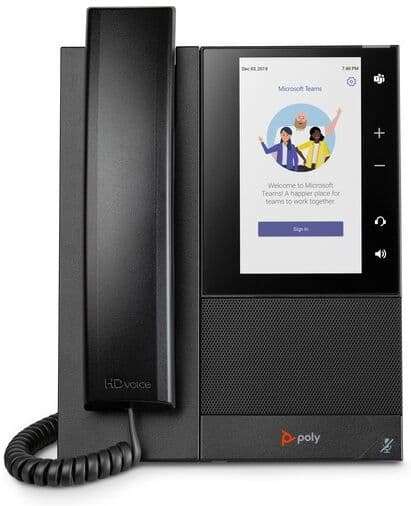 POLY Telefono multimediale aziendale CCX 505 per Microsoft Teams e abilitato per PoE (82Z79AA)